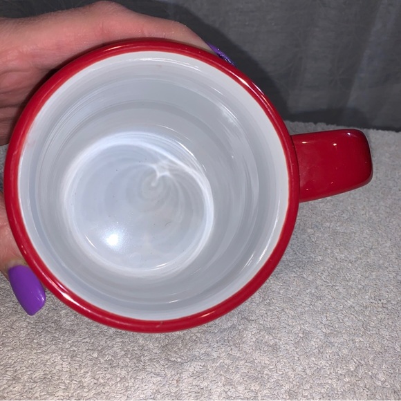 coffee/tea mug 8oz cup - Mr. French bulldog -red, blue polkadot bow tie- fun mug - Picture 4 of 15